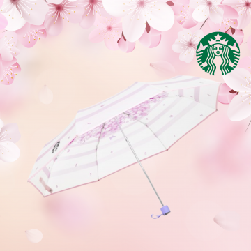 韓國 STARBUCKS Blossom Secret Garden 3-tier Umbrella